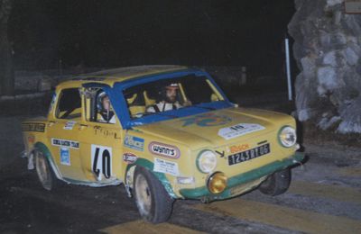 simca 1000 rallye 2 criterium automobile 83 1973 N° 40