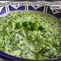 Sauce aux Petits pois & Roquette pour pâtes fraîches