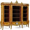 Important Francois Linke bibliotheque highlights significant California collections of 19th century furniture  