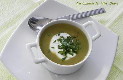 Potage de céleri, sans gluten et sans lactose