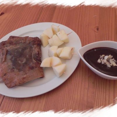 Toujours avec des feuilles de bricks mais cette fois-ci sucrée