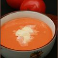 Crème de tomate au parmesan