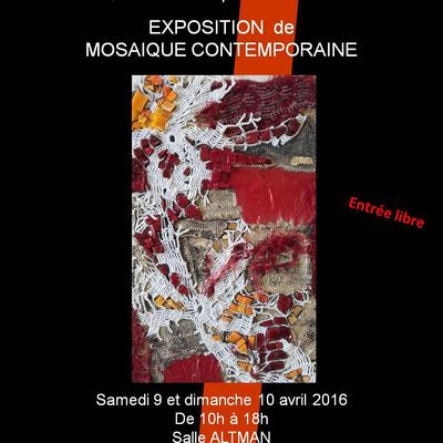 EXPOSITION MOSAIQUE ET TEXTILE