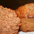 Muffins à la farine de châtaigne et noisette