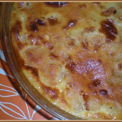 Gratin de Poires au Lait d'Amandes