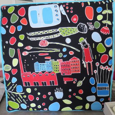 Coussin de jardin pour l'été