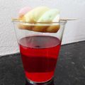 CHAMALLOWS CARAMELISES ET GRENADINE ACIDULEE