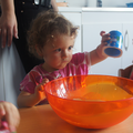 Les filles fêtent leur 2 ans au jardin passerelle