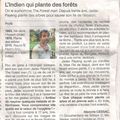 L'indien qui plante des forêts