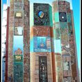 Les murs peints du Musée Tony Garnier de Lyon - Les cités idéales d'Egypte et des Etats Unis