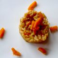 Risotto de potiron aux oignon caramélisés