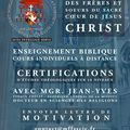 Enseignement biblique - Cours individuels à distance