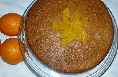 Gâteau noisettes orange