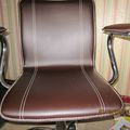 Chaise bureau cuir marron (N)