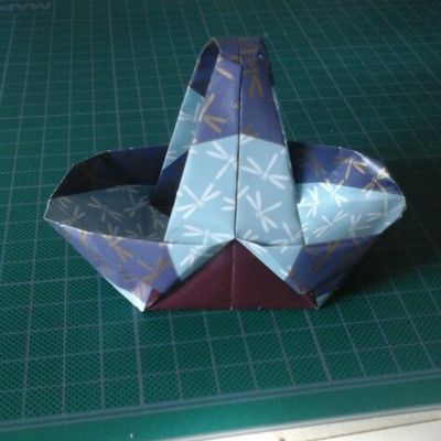 Petits paniers en origami