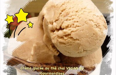 Crème glacée au thé chai VEGAN 