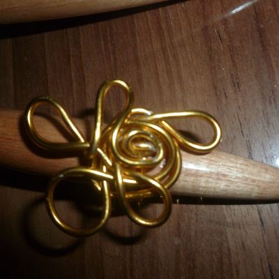 Bijoux fils aluminium .... je m'éclate !!!