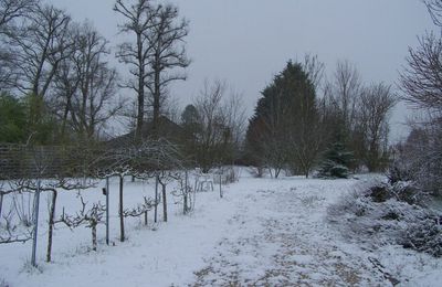 Il a neigé ce matin