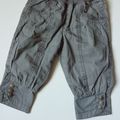 lot #110, pantalon en toile gris 18 mois