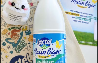 LAIT MATIN LÉGER DE LACTEL --- SANS LACTOSE : FACILE À DIGÉRER 