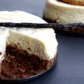Cheesecake aux cookies et à la vanille