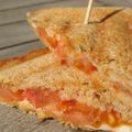 Jaffle jambon cuit, fromage manchego, tomate fraîche et origan