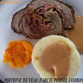 POITRINE DE VEAU ROULEE POMME-JAMBON