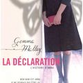 La déclaration - Gemma MALLEY