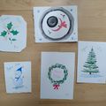 Cartes aquarellées