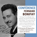 Conférence sur Fernand Bonifay !