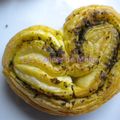 Palmiers au basilic