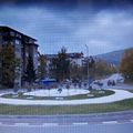 Rond-point à Bitola (Macédoine)