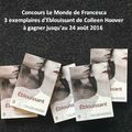 Concours Eblouissant de Colleen Hoover : les résultats