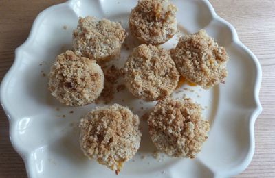 ID gourmande : des muffins façon crumble à l'abricot