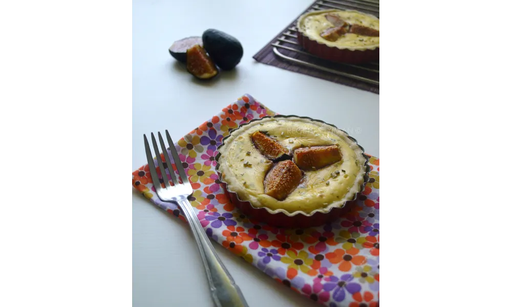 Tartelettes au fromage de chèvre & figues