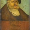Portraits de l'électeur Frédéric III de Saxe, dit Le Sage & de Jean Le Constant par Lucas Cranach l'Ancien et atelier