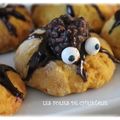 Araignées à la courge et au chocolat