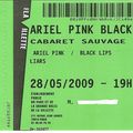 Liars / Black Lips / Ariel Pink - Jeudi 28 Mai 2009 - Cabaret Sauvage (Paris)