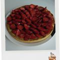 Tarte amandine aux fraises