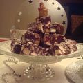 ...Christmas rocky road ou carrés de chocolat... (Nigella Lawson)