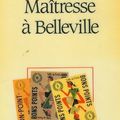 "Maîtresse à Belleville" de Christine Bravo