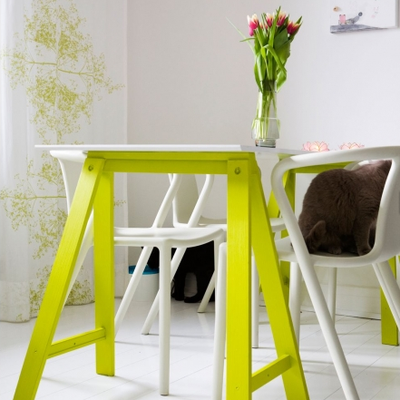 inspiration: blanc et couleurs