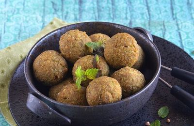 Boulettes de seitan {au brocoli & kasha} #vegan