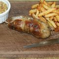 de l'andouillette de Troyes sauce moutarde