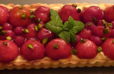 Tarte aux fraises mascarpone