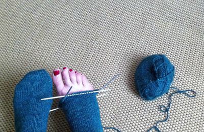 Tricot en cours # chaussettes