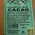 Flan bio cacao