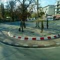 Rond-point à Plovdiv (Bulgarie)