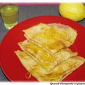 CRÊPES SUZETTE AU CITRON