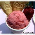 glace à la fraise